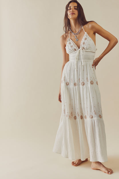 Real Love Embroidered Maxi