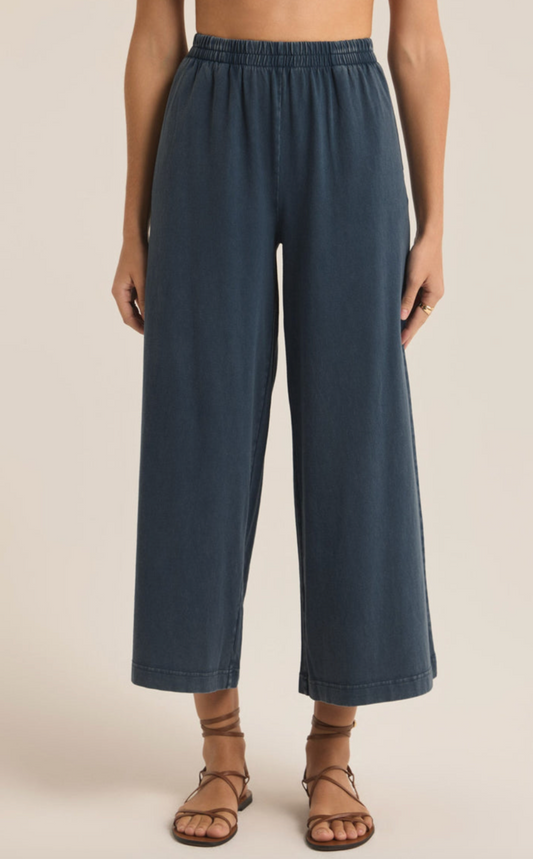 Scout jersey flare pant in midnight