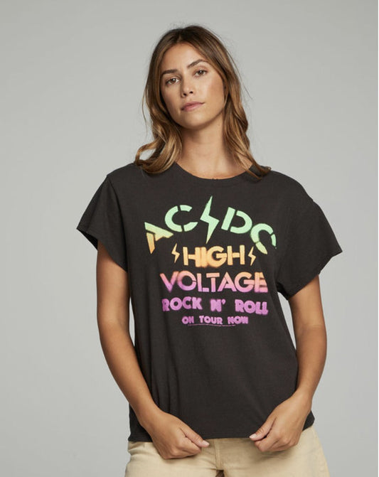 AC/DC high voltage tee - Heart On A Hanger