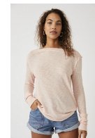 Pretty In Peach Long Sleeve - Heart On A Hanger