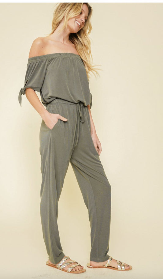 Soft Tie Jumpsuit - Heart On A Hanger