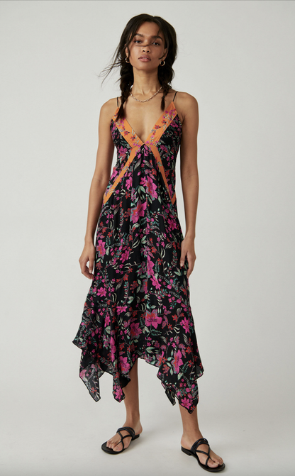 There She Goes Printed Maxi Dress