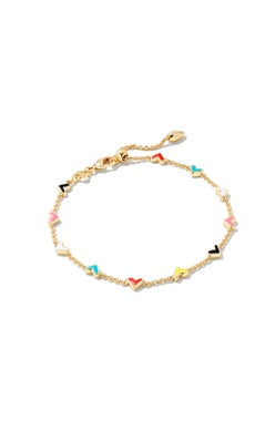 Haven heart delicate chain bracelet